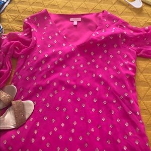 Pink and gold Lily Pulitzer Size 8